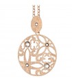 BOCCADAMO ROSE NECKLACE WITH PENDANT