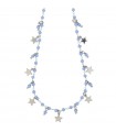 Boccadamo Rosary Necklace with Crystals and Stars for Woman