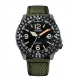 Orologio Citizen Uomo - Military Automatico 46mm Nero