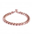 Unoaerre Woman's Bracelet - in Rose Bronze Groumette Chain 18 cm - 0