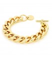 Unoaerre Woman's Bracelet - in Yellow Bronze Groumette Chain - 0