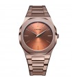 D1 Milano Men's Watch - Ultra Thin Chocolate 40mm Brown - 0