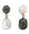 Picca Earrings with Keshi and Tahiti Pearls for Woman - 0