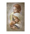 Quadro Leader Argenti Icona - in Argento Sacra Famiglia 74x46 cm