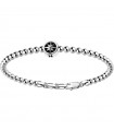 Zancan Bracelet for Men - Atmosphere in Silver with Wind Rose Star - 0