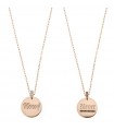 Rue Des Mille Round Neck Woman - Madly Chain with Now Or Never Medal - 0