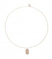 Rue Des Mille Choker - Madly Chain with Rose Gold Studs Medal - 0