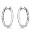 Buonocore Earrings - White Gold Headband with White Diamonds - 0