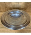 Tray - in 800 Silver Round Raised Smooth 24 cm - 0