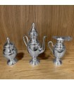 Tea and Coffee Sets - 800 Silver Three Pieces Vintage - 0