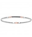 Zancan Bracelet for Men - Insignia Gold in White Gold with Black Diamonds - 0